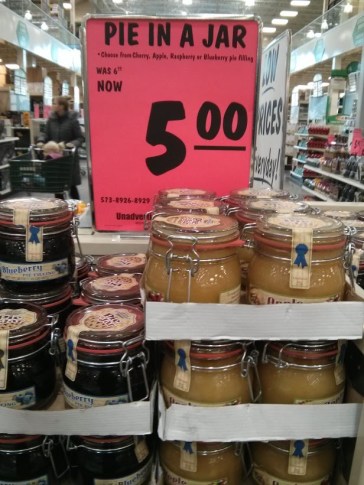 Pie in a Jar, $5